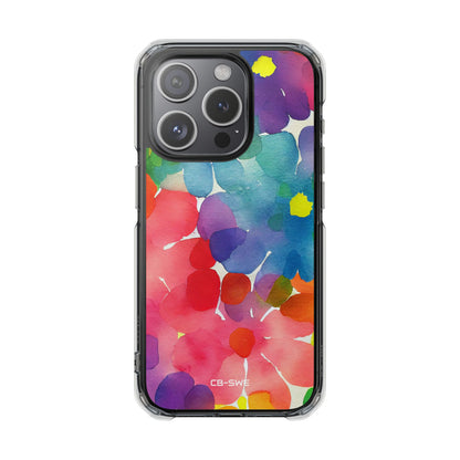 Fluid Color Petals iPhone Case - Impact