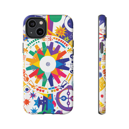 Celestial Horoscope Whirl - Protective Phone Case