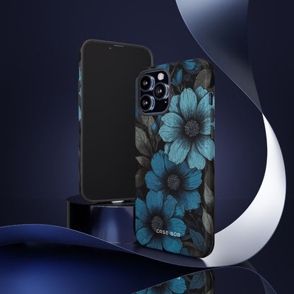 Blue Petal Radiance iPhone 13 Pro Max Case - Tough