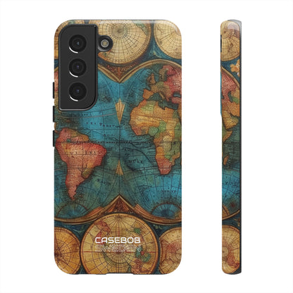 Vintage World Map  Samsung S22 - Tough