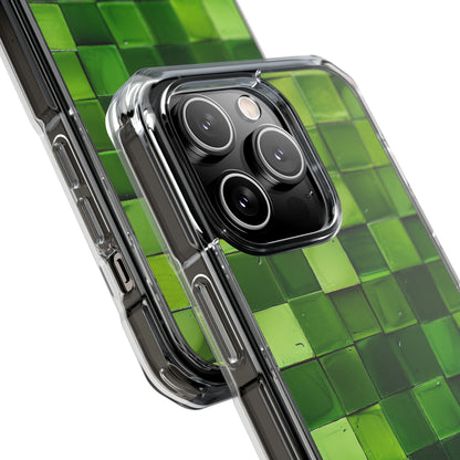 Green Tile Harmony iPhone 14 - Impact Clear+