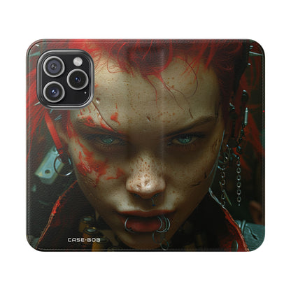 Scarlet Gaze - iPhone 15 Pro Case - Wallet