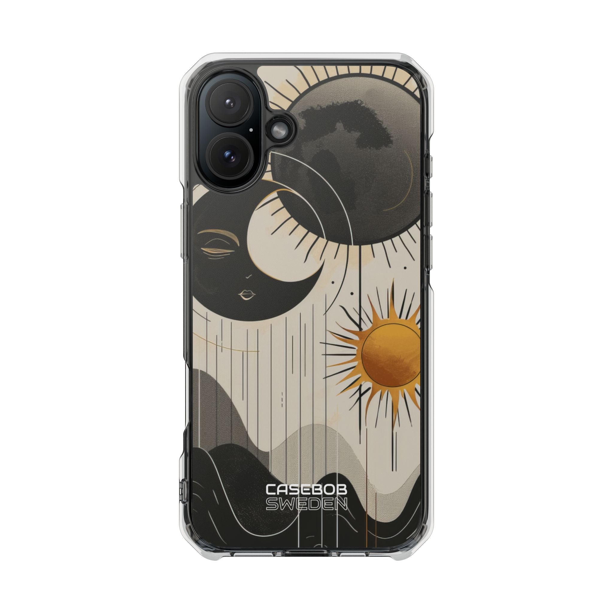 Moon Sun Harmony iPhone 16 - Impact Clear+