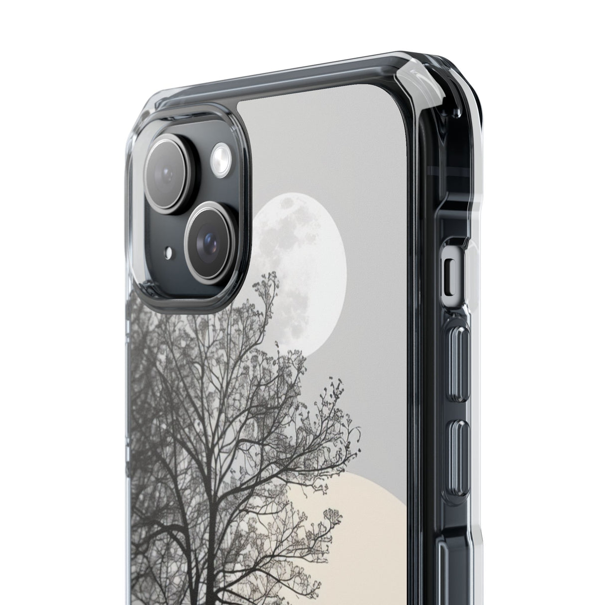 Moonlit Elegance – Handyhülle für iPhone (Clear Impact – Magnetisch)