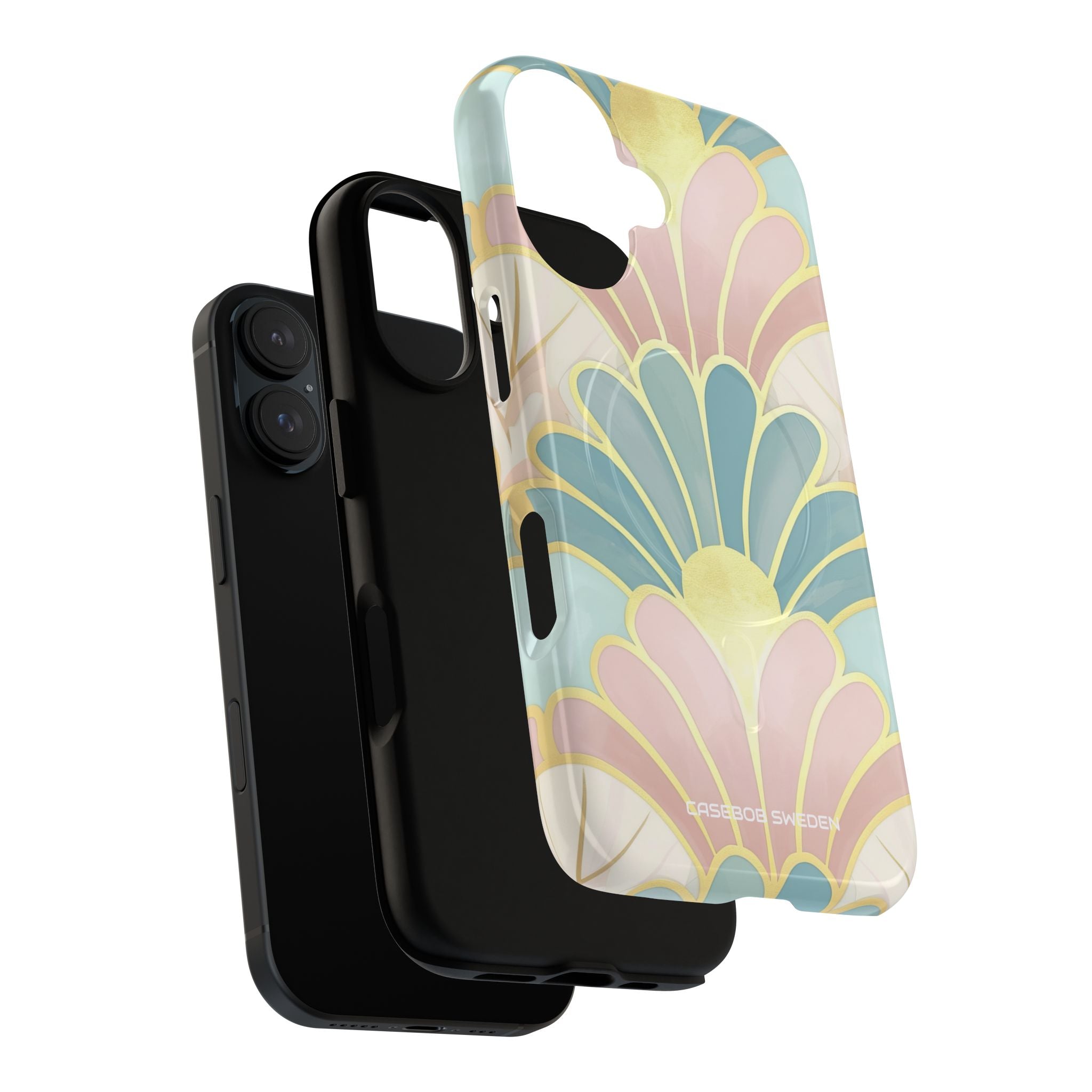 Pastel Deco Elegance - Tough + MagSafe® iPhone 16 Phone Case