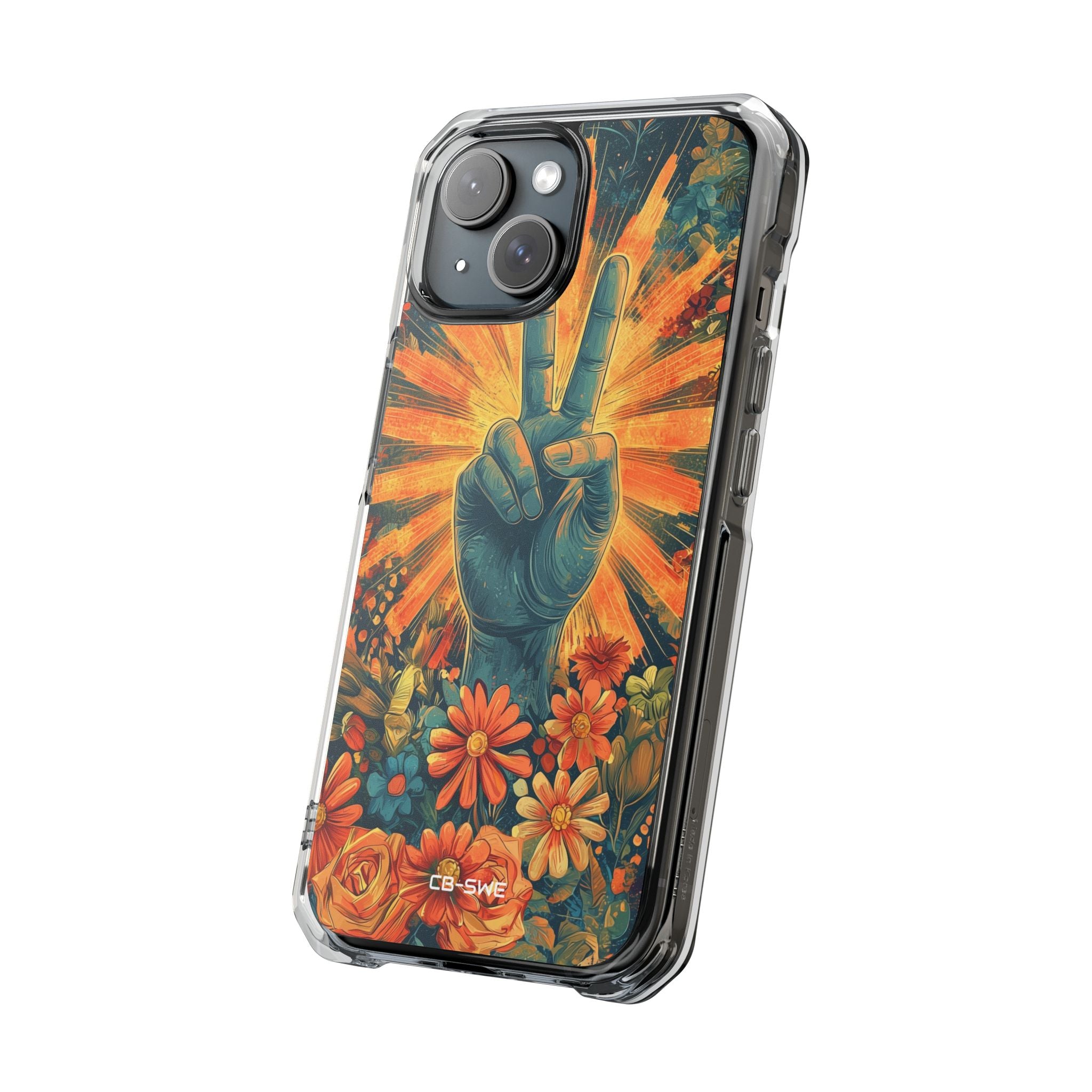Flowers Embrace Peace iPhone Case - Impact