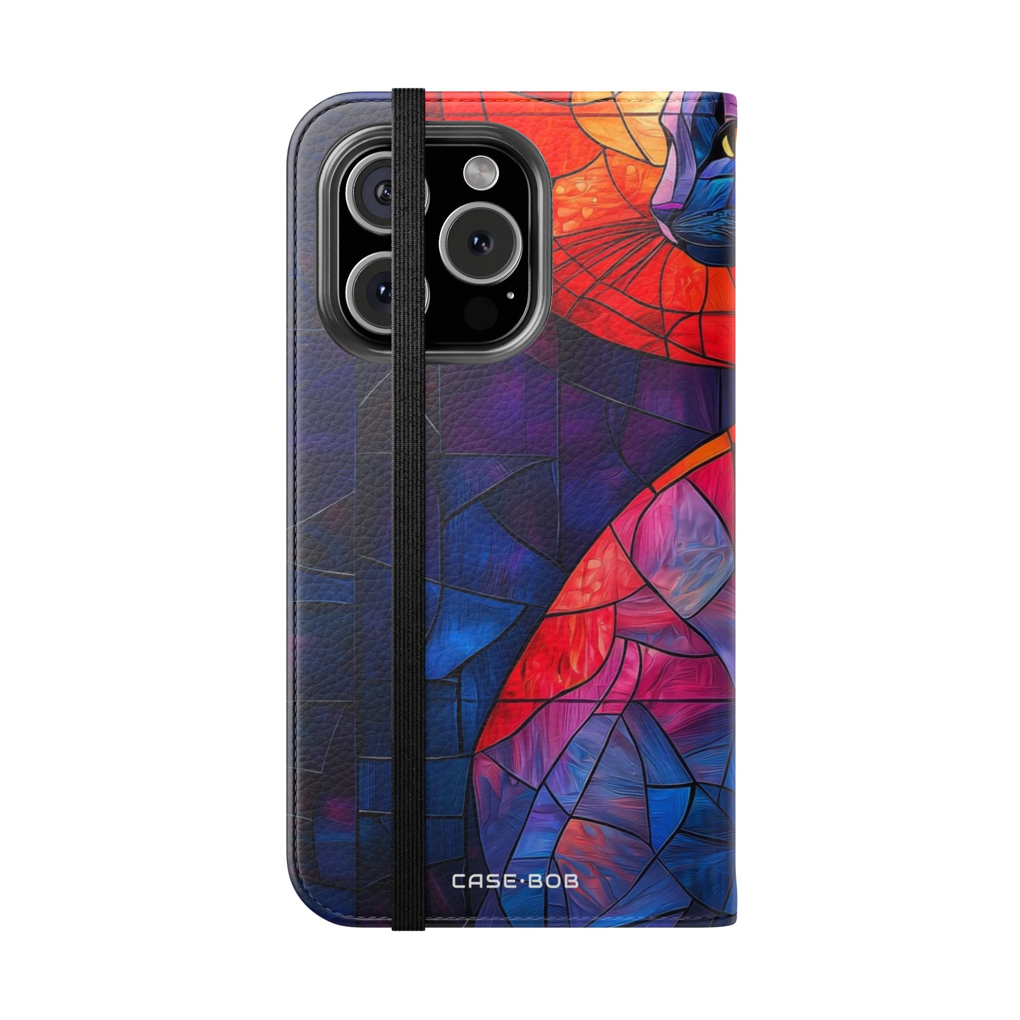 Stained Glass Cat - iPhone 16 Pro Case - Wallet