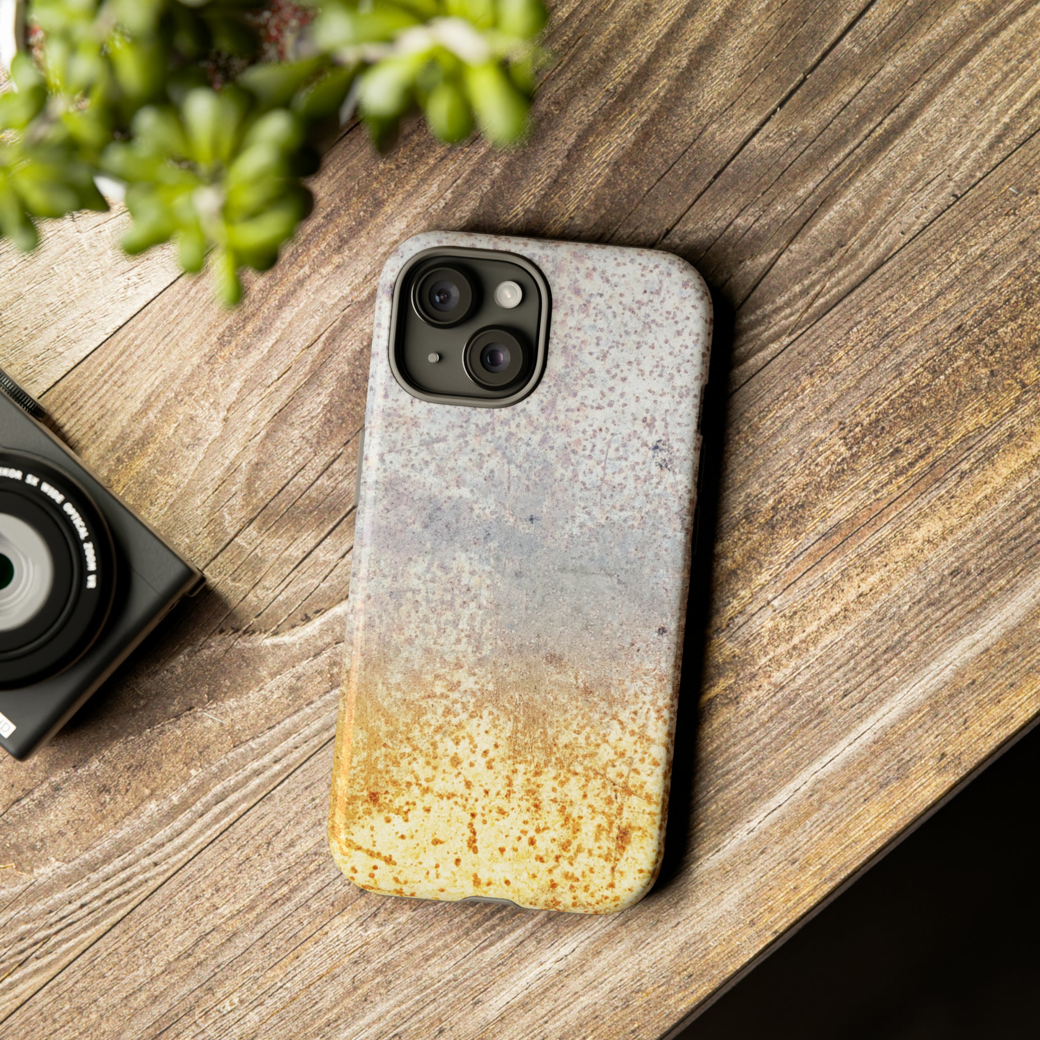 Gold Abstract - Protective Phone Case