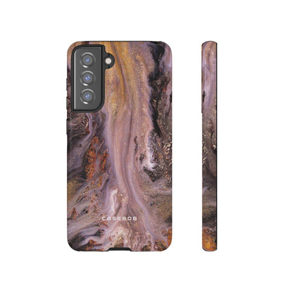 Pink Marble Ink Art - Protective Phone Case