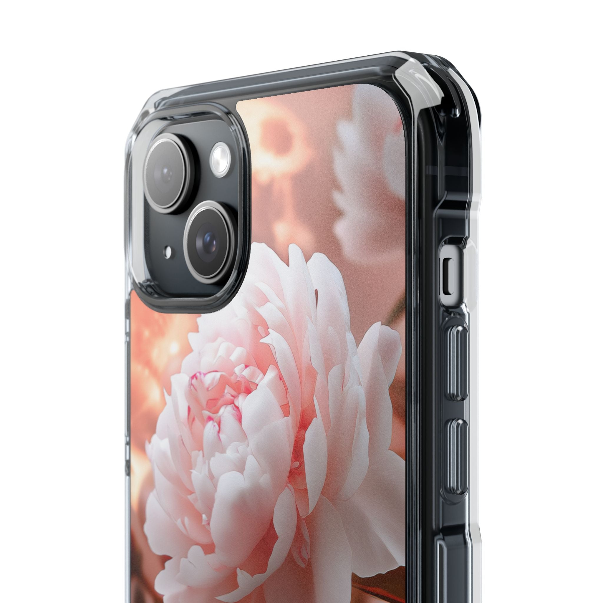 Peony Moonlight iPhone 15 Plus Case - Impact