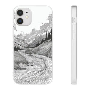 Monochrome Serenity | Flexible Phone Case for iPhone