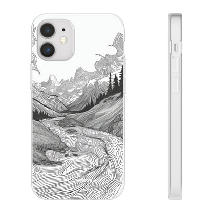 Monochrome Serenity | Flexible Phone Case for iPhone