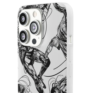 Dynamic Athletic Surrealism | Flexible Phone Case for iPhone