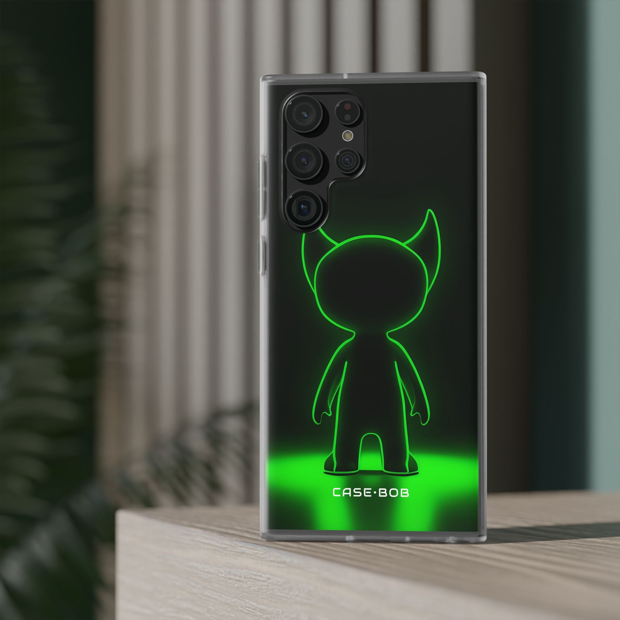 Neon Horned Glow Samsung S22 Ultra Case - Soft