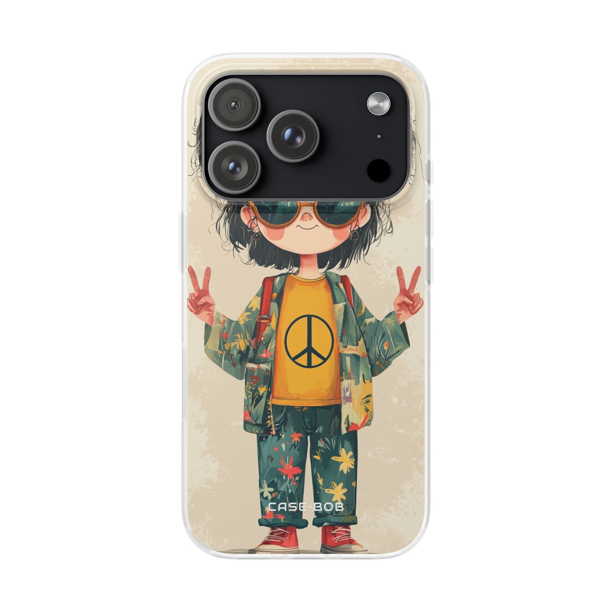 Peace Pigtails iPhone 17 Pro Case - Soft
