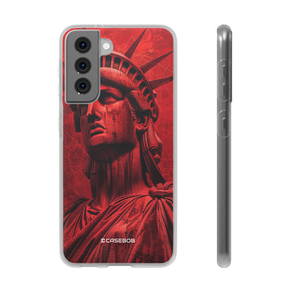 Red Liberty Revolution | Flexible Phone Case for Samsung Galaxy