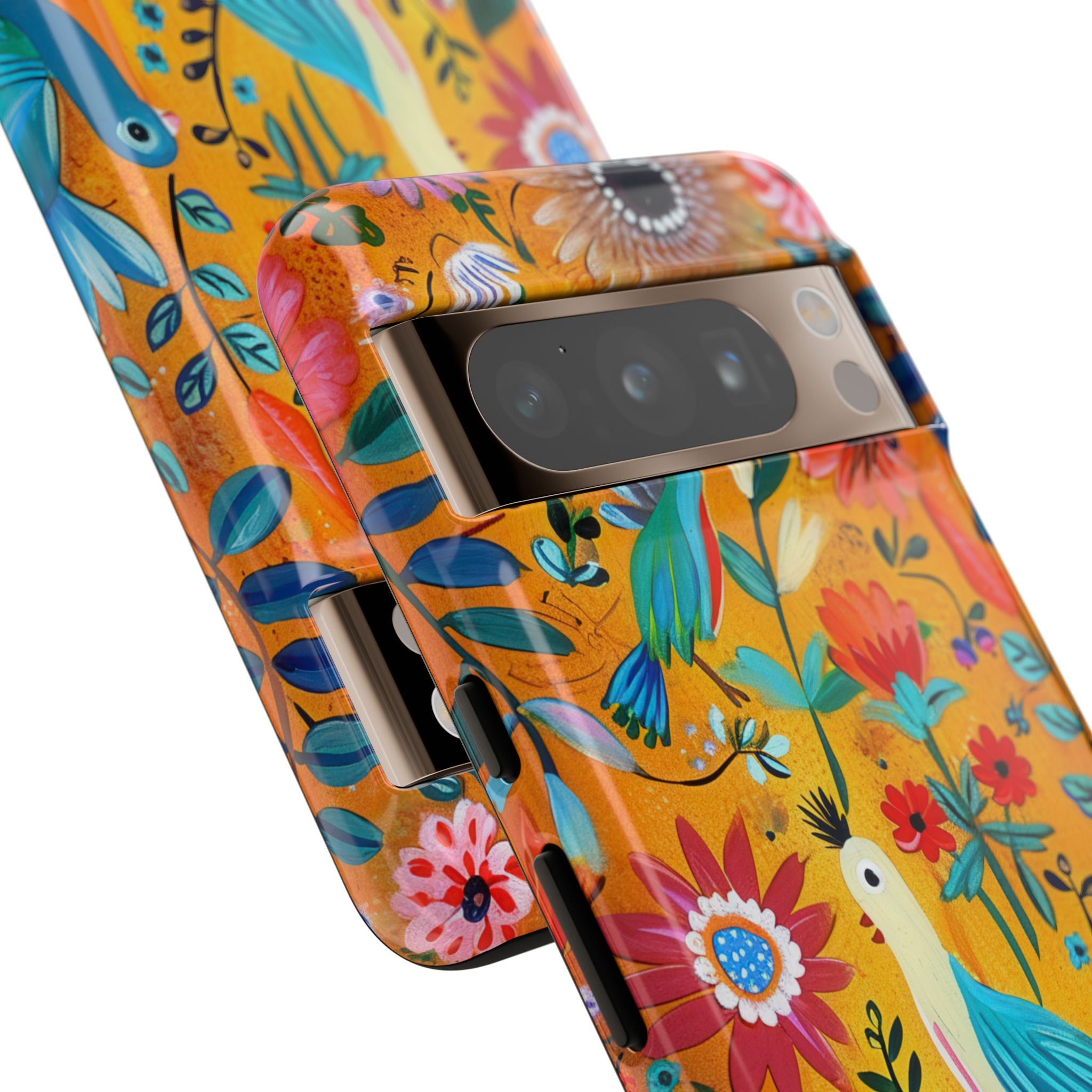 Colorful Birds Bloom Google Pixel 8 Pro Case - Tough