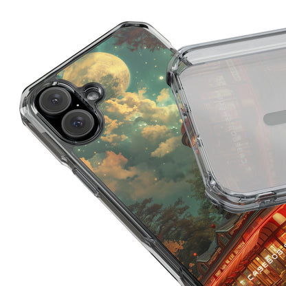 Vintage Moonlit Diner Fantasy iPhone 16 - Clear Impact Phone Case