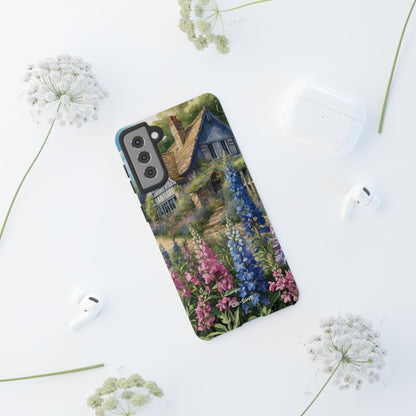 Cottage Surrounded Blossoms - Samsung Case