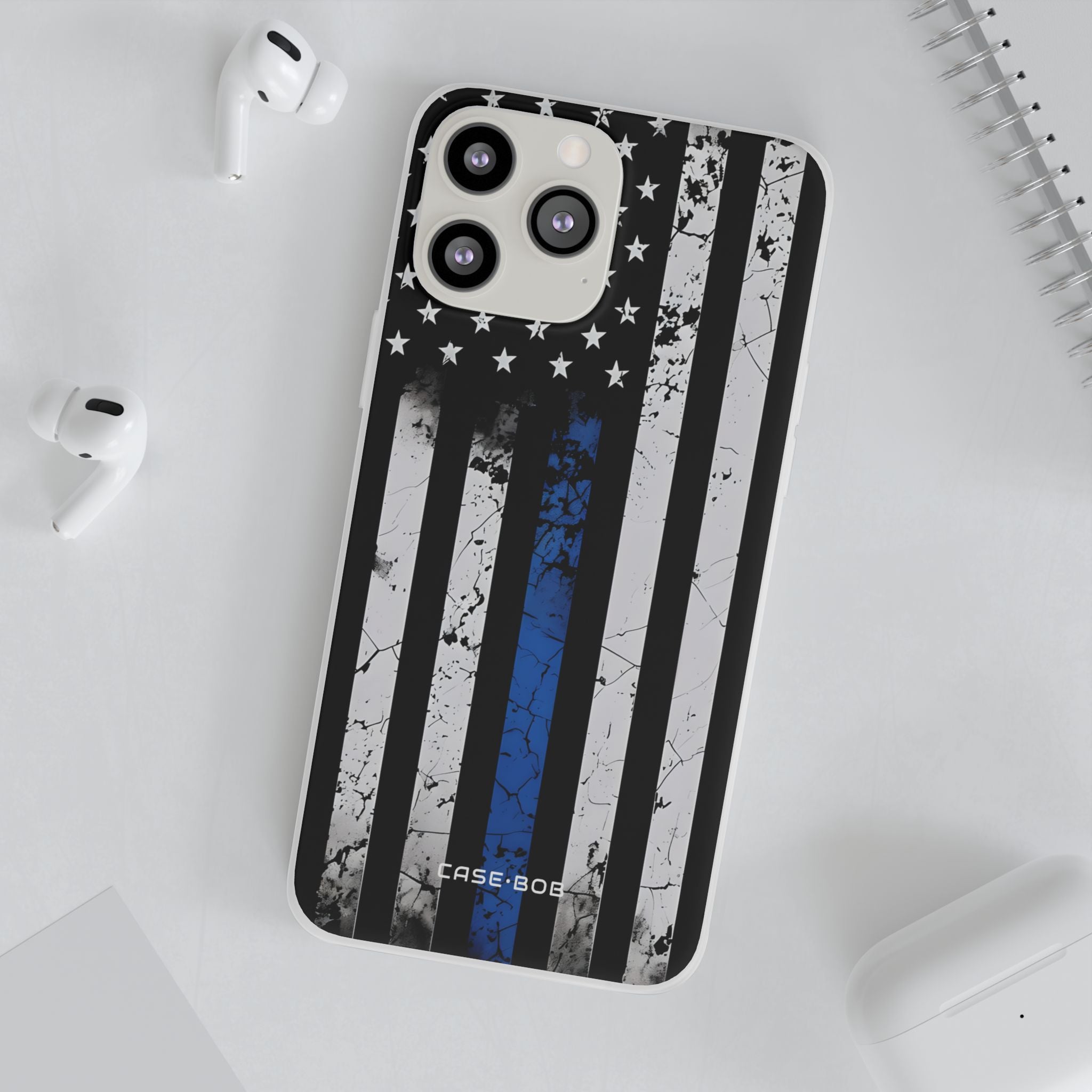 Blue Stripe Flag iPhone 13 Pro Max - Soft