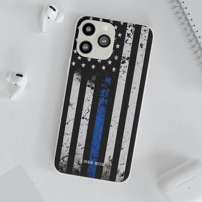 Blue Stripe Flag iPhone 13 Pro Max - Soft