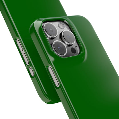 Dark Green iPhone 16 - Slim Phone Case