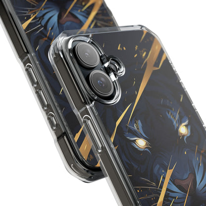 Tiger's Glowing Gaze iPhone Case - Impact