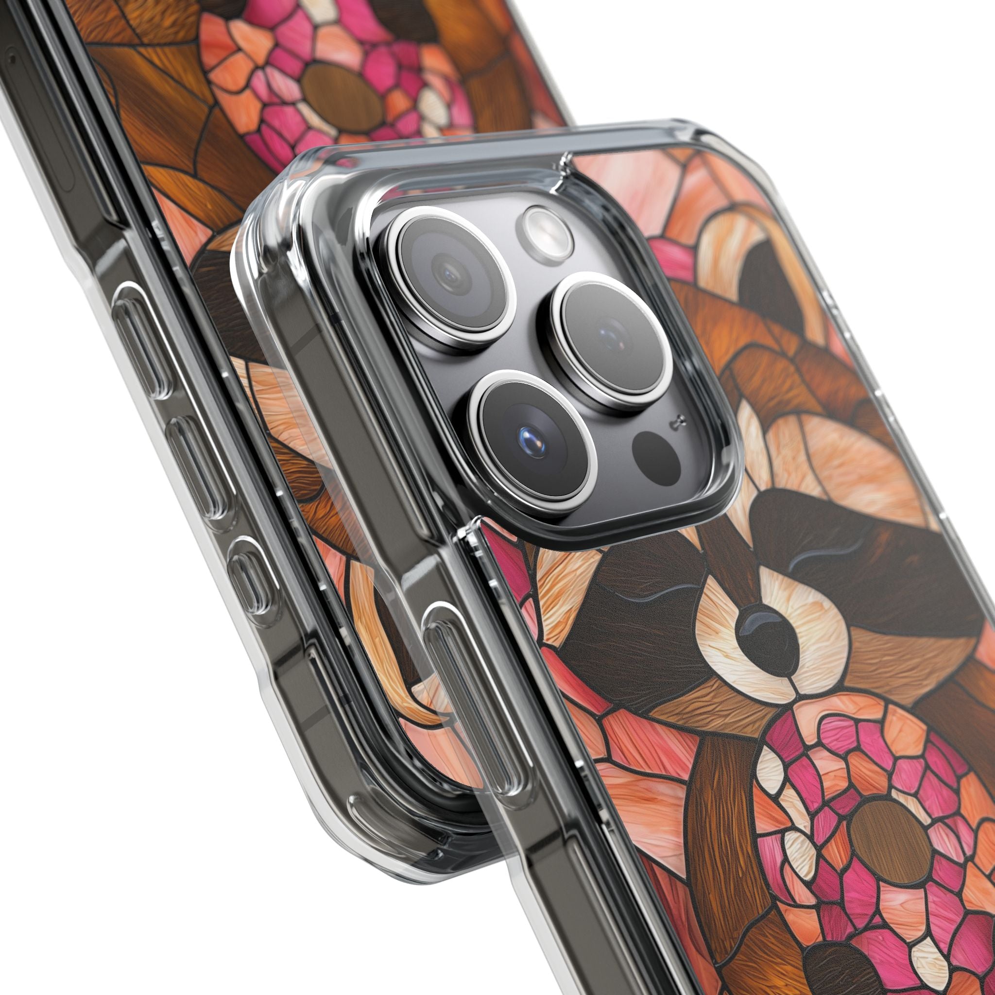 Raccoon Holds Donut iPhone Case - Impact