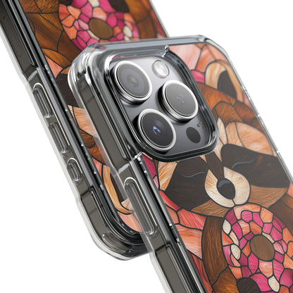 Raccoon Holds Donut iPhone Case - Impact