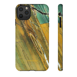 Cracked Yellow - Protective Phone Case