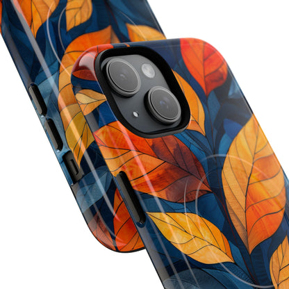 Stained Glass Blossoms iPhone 15 | Tough+ Phone Case