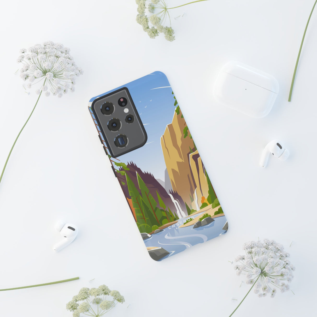 Waterfall at National Park iPhone Case (Protective)