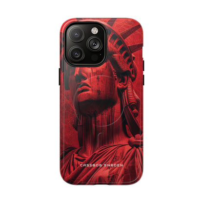 Zen Red Liberty Vision iPhone 14 | Tough+ Phone Case