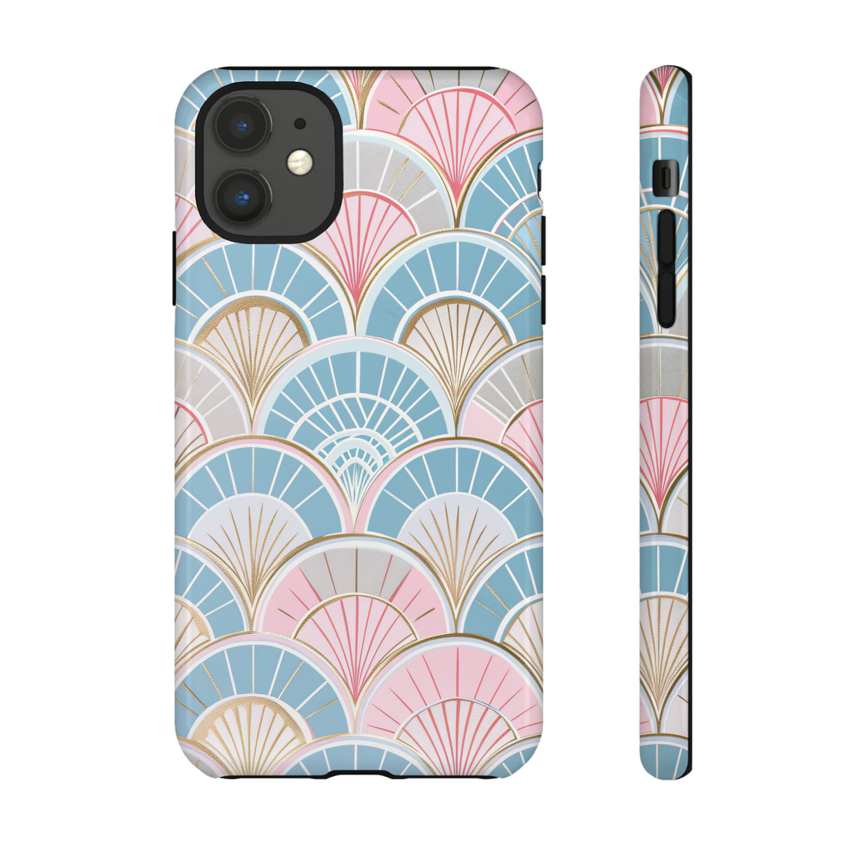 Art Deco Floral Fusion - Schutzhülle fürs Handy