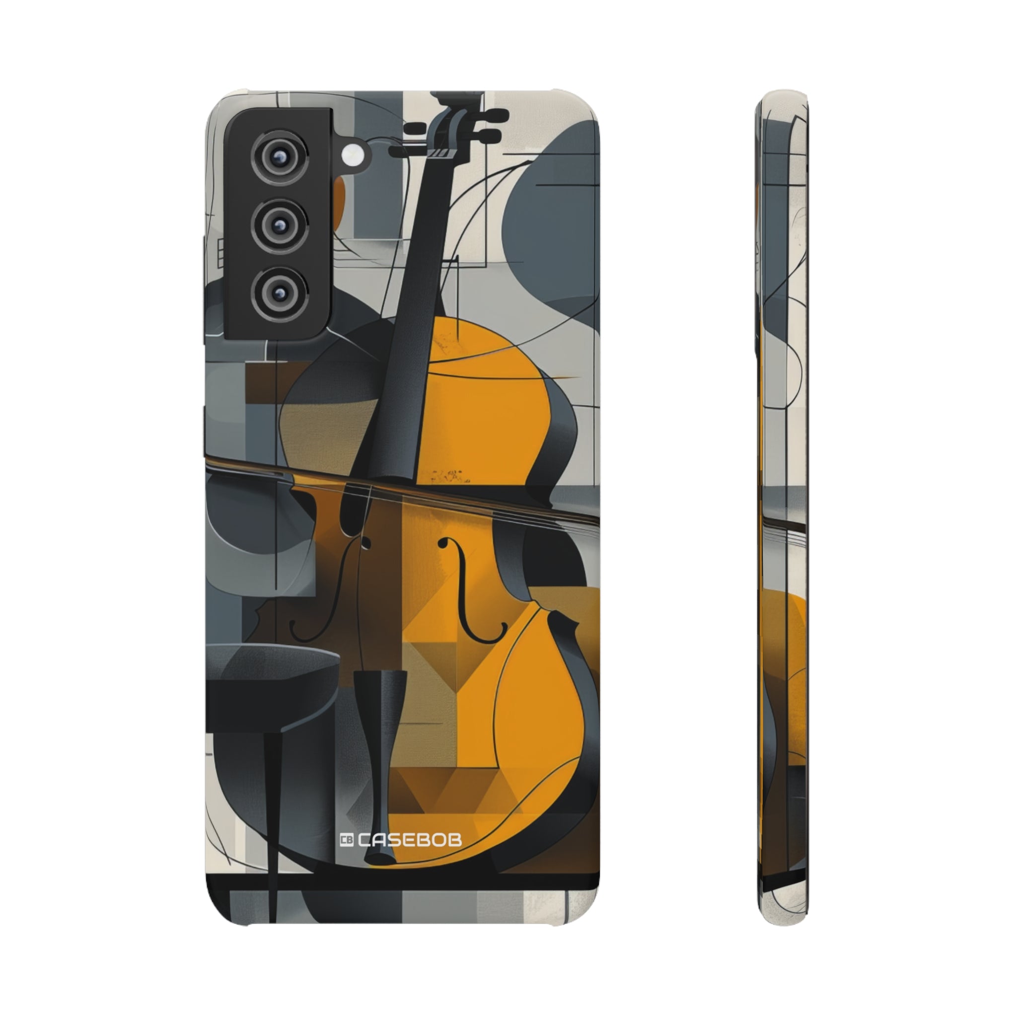 Cello Abstraction | Slim Phone Case for Samsung