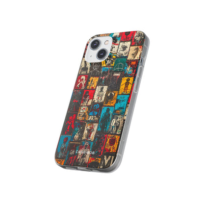 Figured Grid iPhone 14 Case - Soft