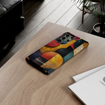 Vibrant Geometric Art - Tough Samsung S23 Phone Case