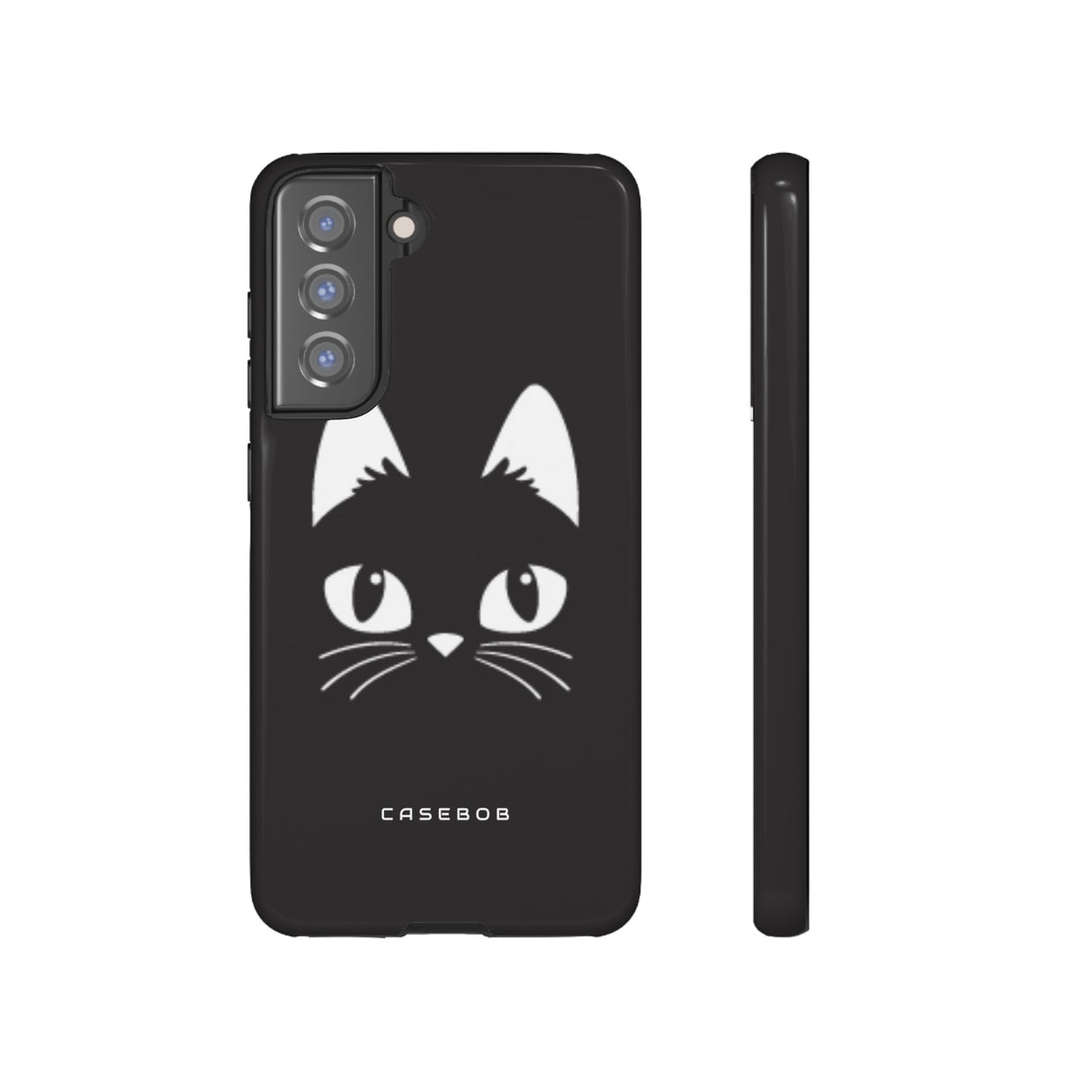 Cartoon Cat Icon - Protective Phone Case