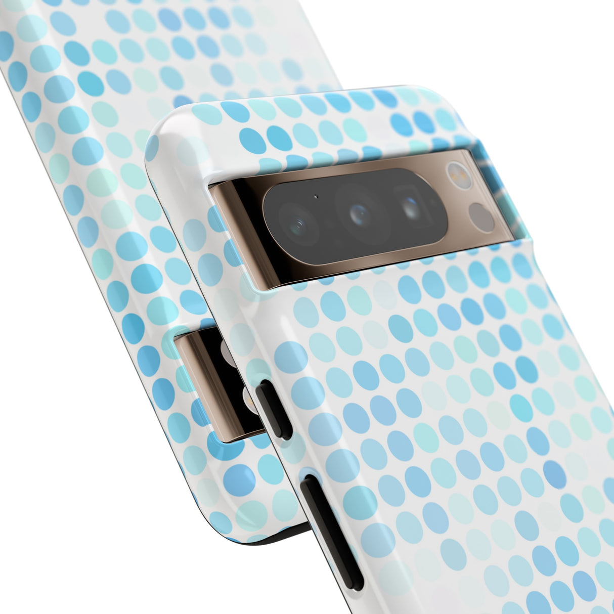 Blue Pixels - Protective Phone Case