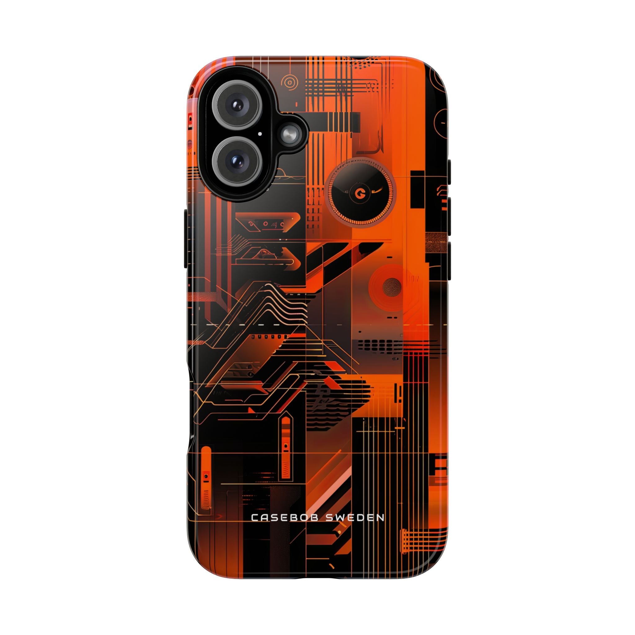 Gradient Circuitburst iPhone 16 - Tough Phone Case