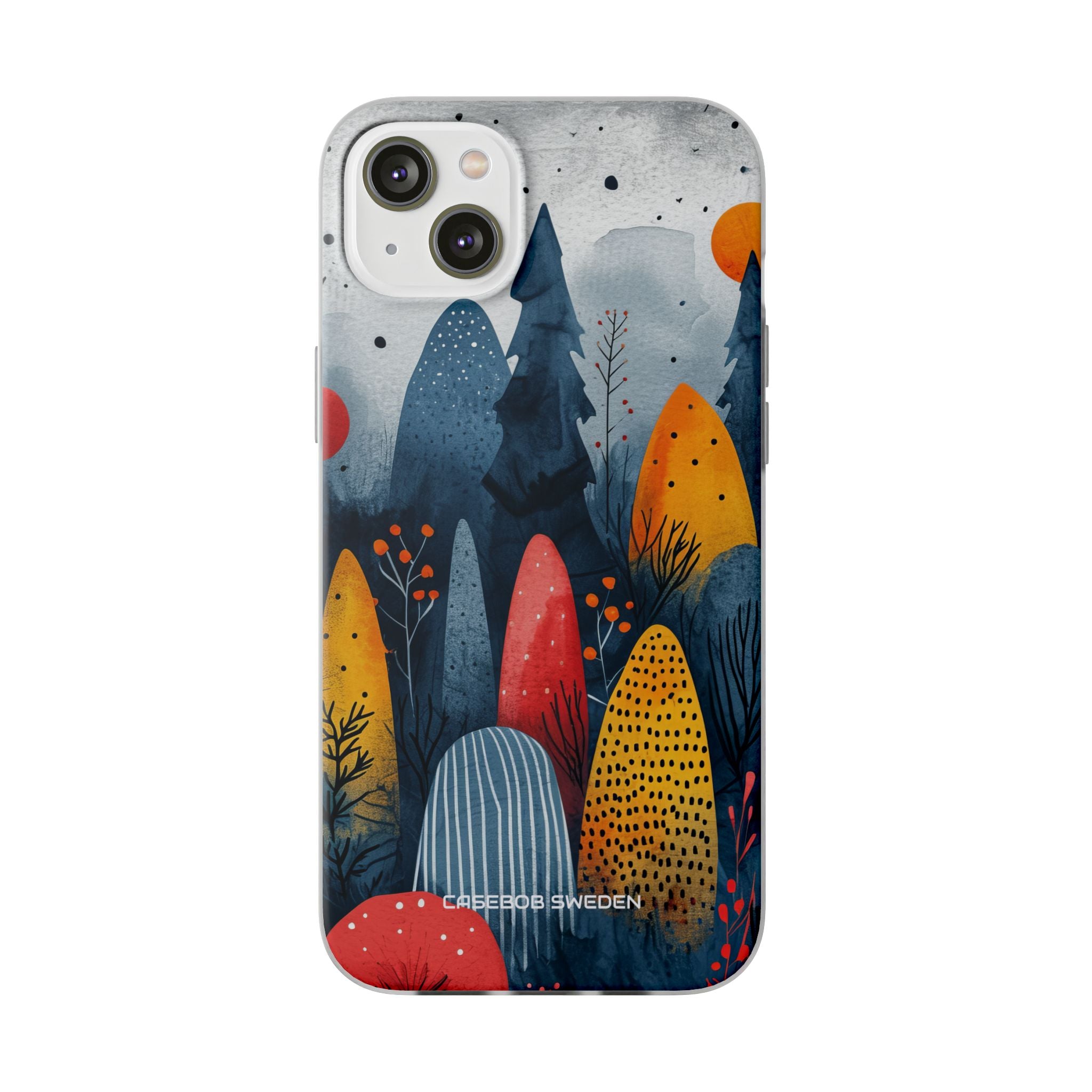 Whimsical Nature - Flexi iPhone 14 Phone Case