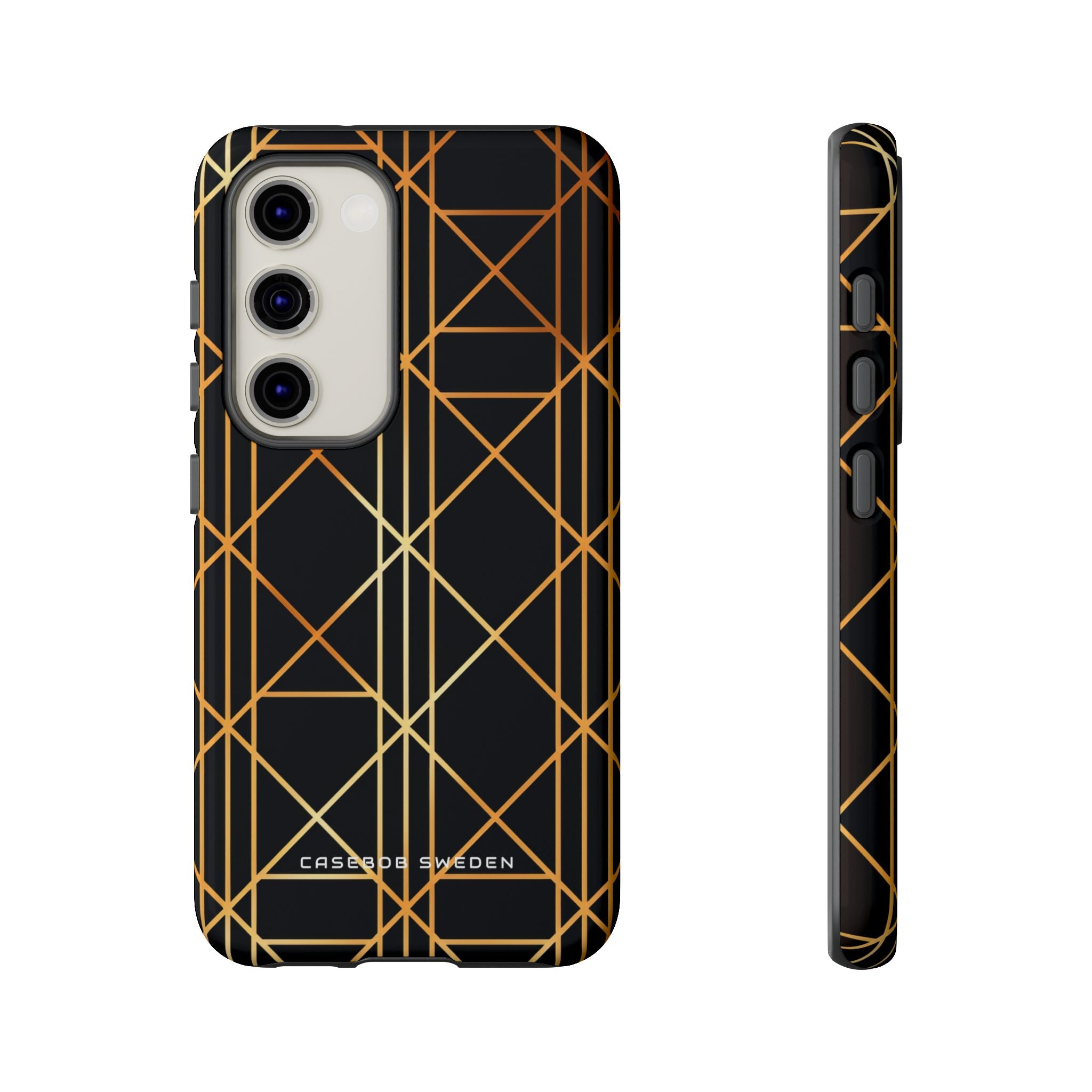 Golden Geometric Elegance Samsung S23 - Tough Phone Case