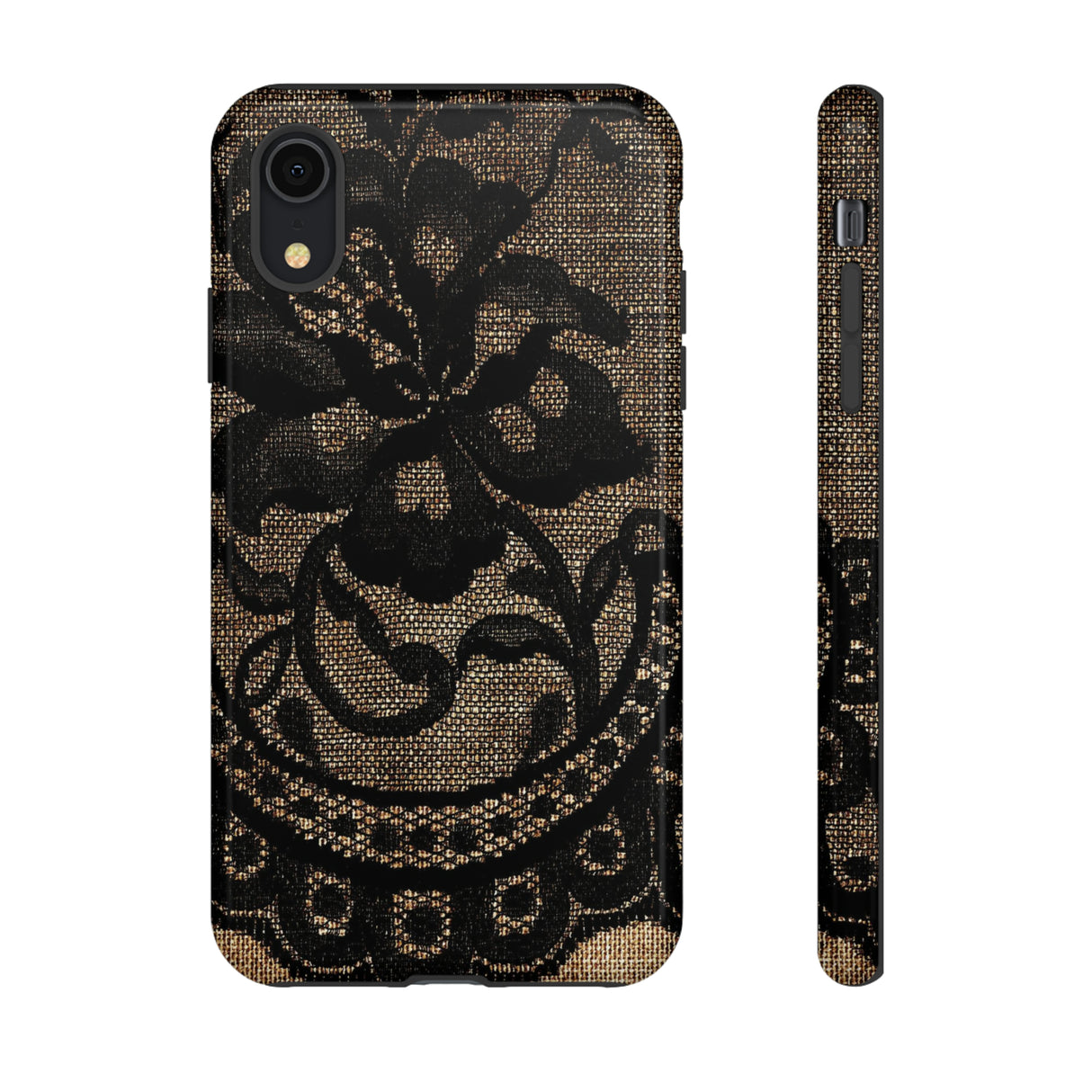 Broomrose Gothic Flower - Protective Phone Case