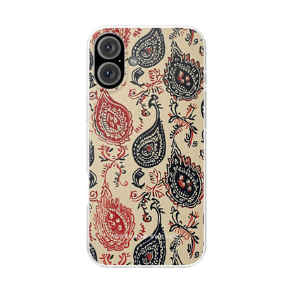 Vintage Paisley Elegance iPhone 16 - Flexi Phone Case