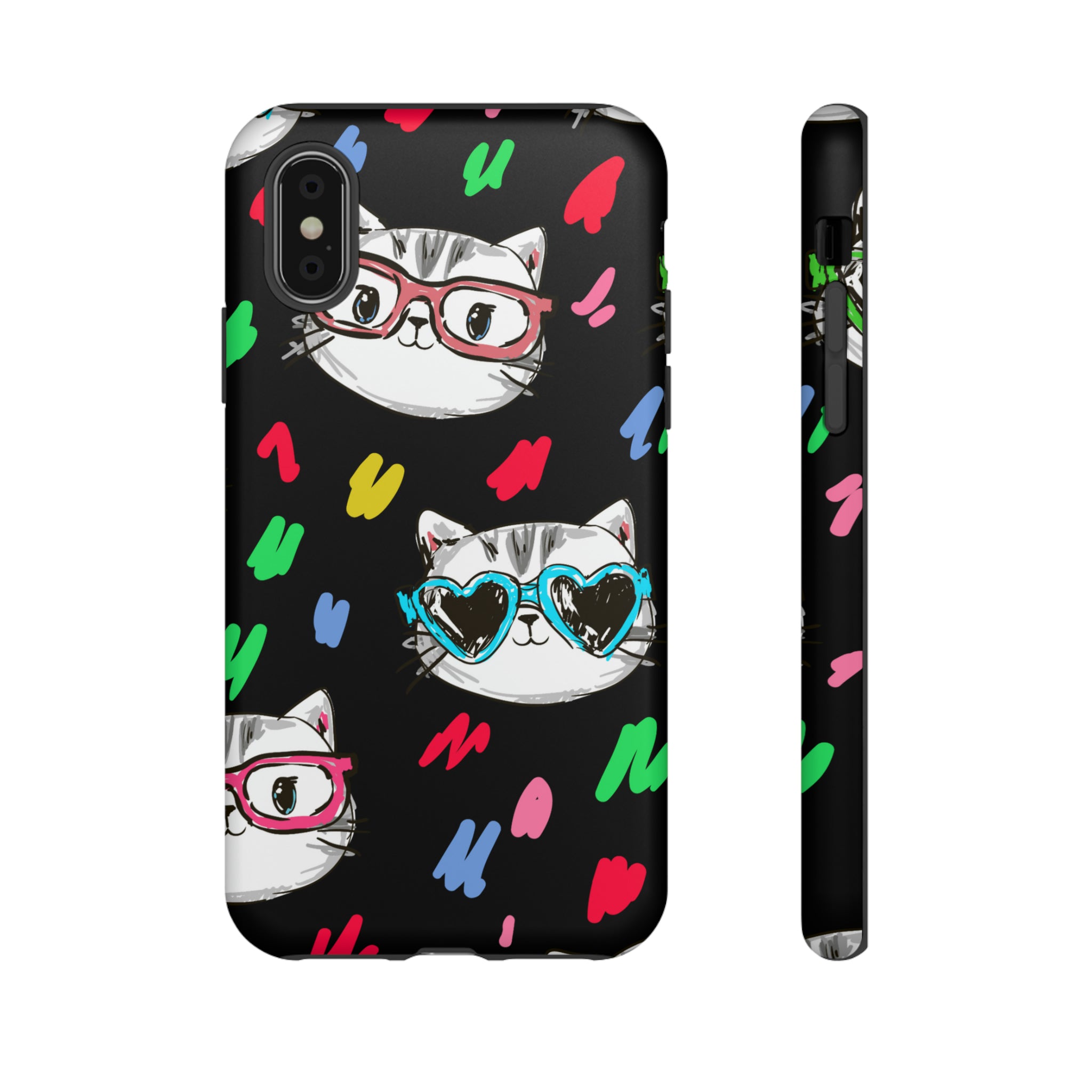 Cat Coloring - Protective Phone Case