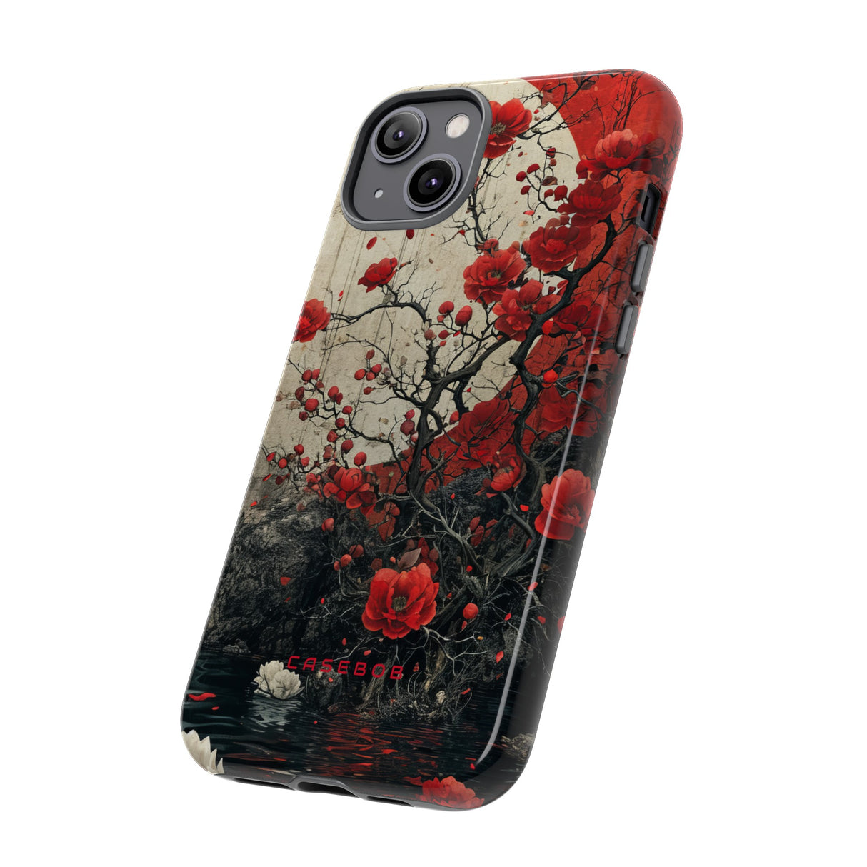 Moonlit Rose Peace - Protective Phone Case