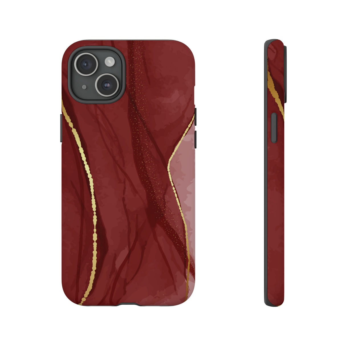 Dark Red - Protective Phone Case