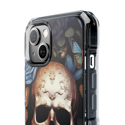 Skull Among Blossoms iPhone Case - Impact