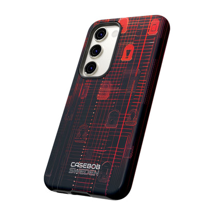 Cyber Locks Grid Samsung S23 - Tough