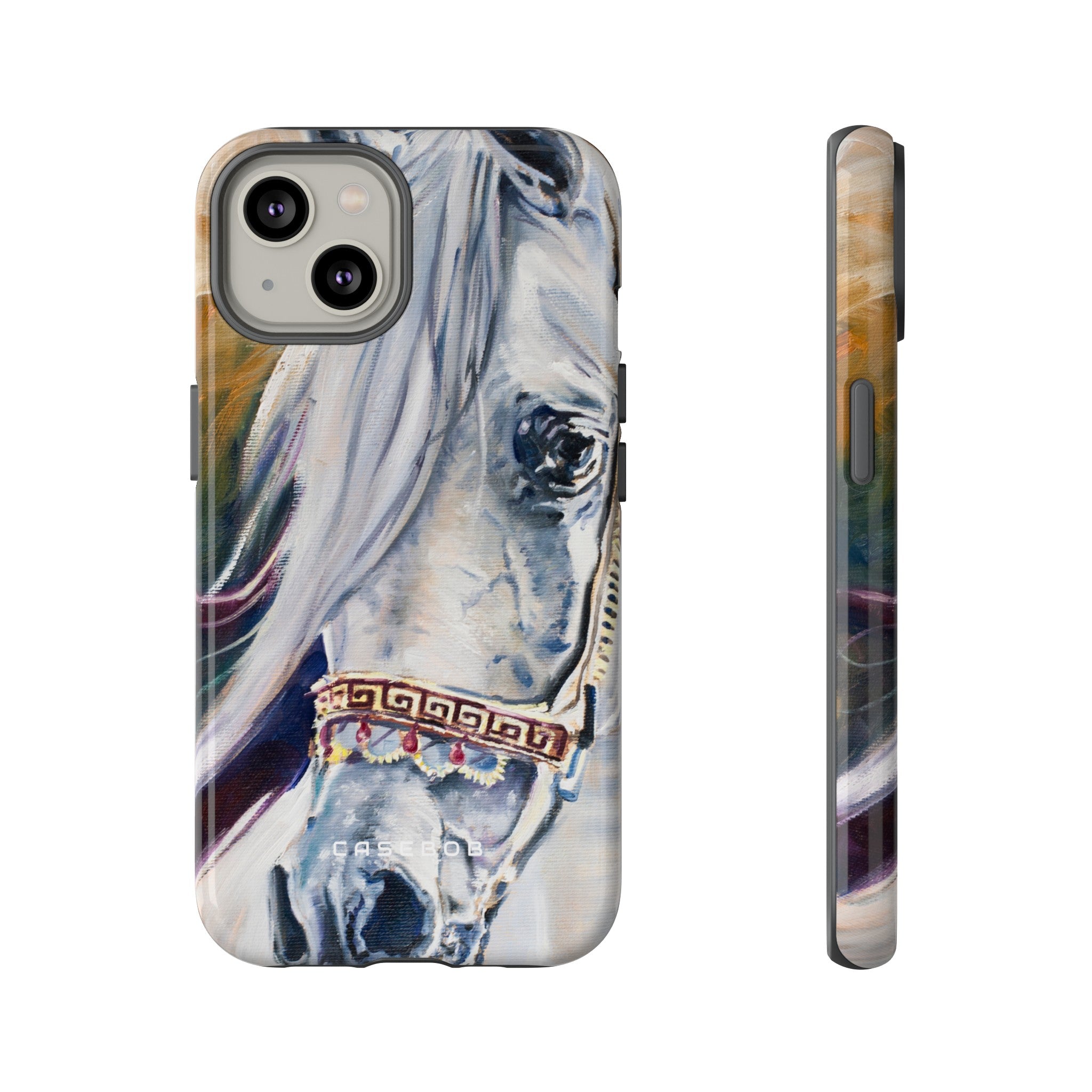 White Arabian - Protective Phone Case